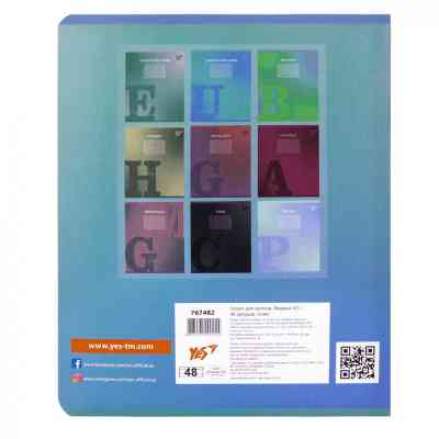 Тетрадь Yes предметная УКРАИНСКИЙ ЯЗЫК Fusion 48 листов, линия (767482) Винница