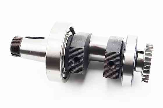 Колінвал R185N/R190N (Dболта-М12x1,5, Dшейки-52mm, H-107mm) +підшипники+шестерня, запресований Бершадь