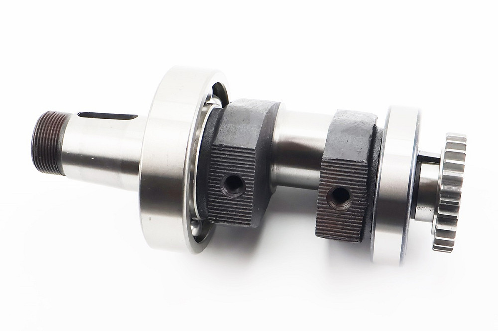 Колінвал R185N/R190N (Dболта-М12x1,5, Dшейки-52mm, H-107mm) +підшипники+шестерня, запресований Бершадь - изображение 2
