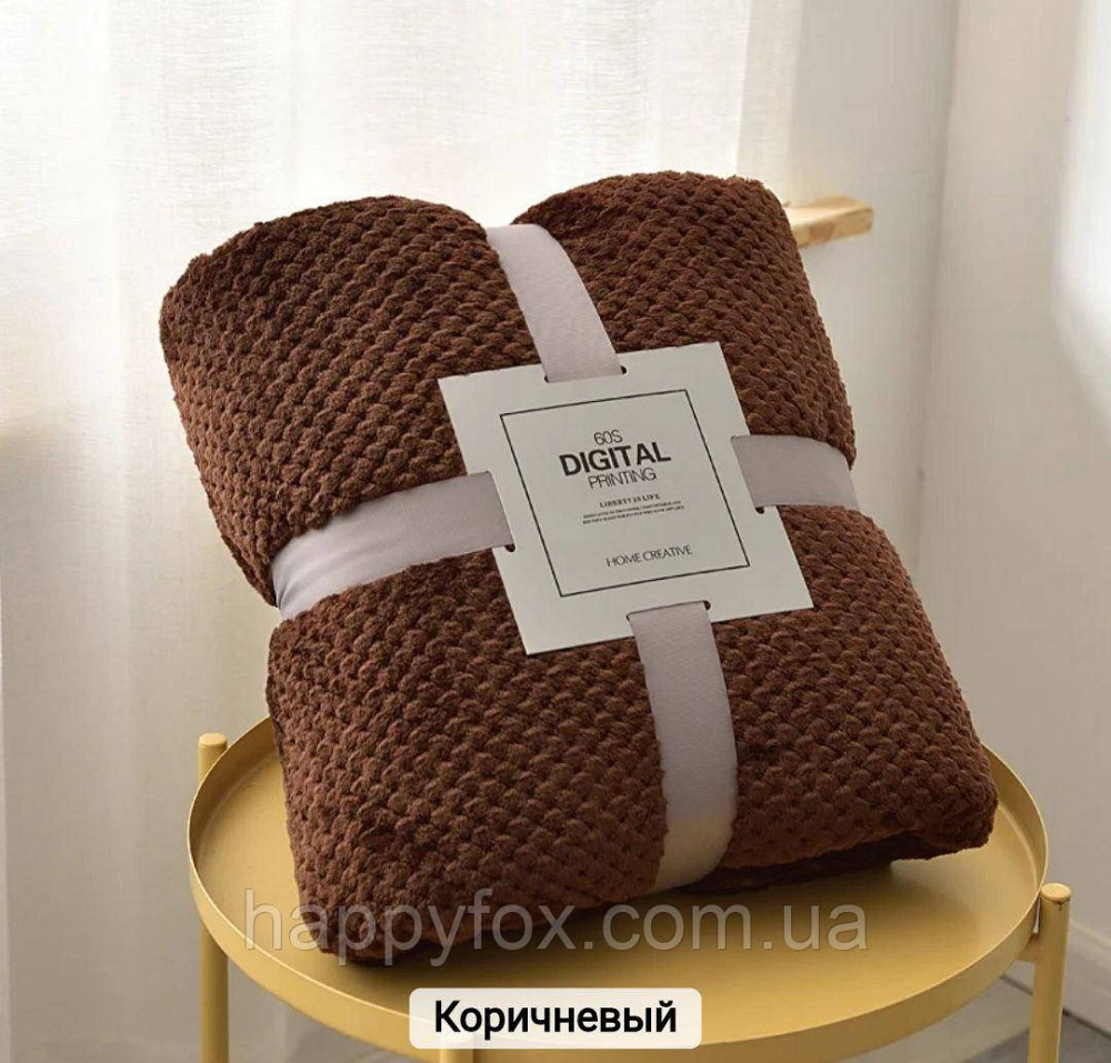 Покривало, плед мікрофібра 110×180см Львов - изображение 1