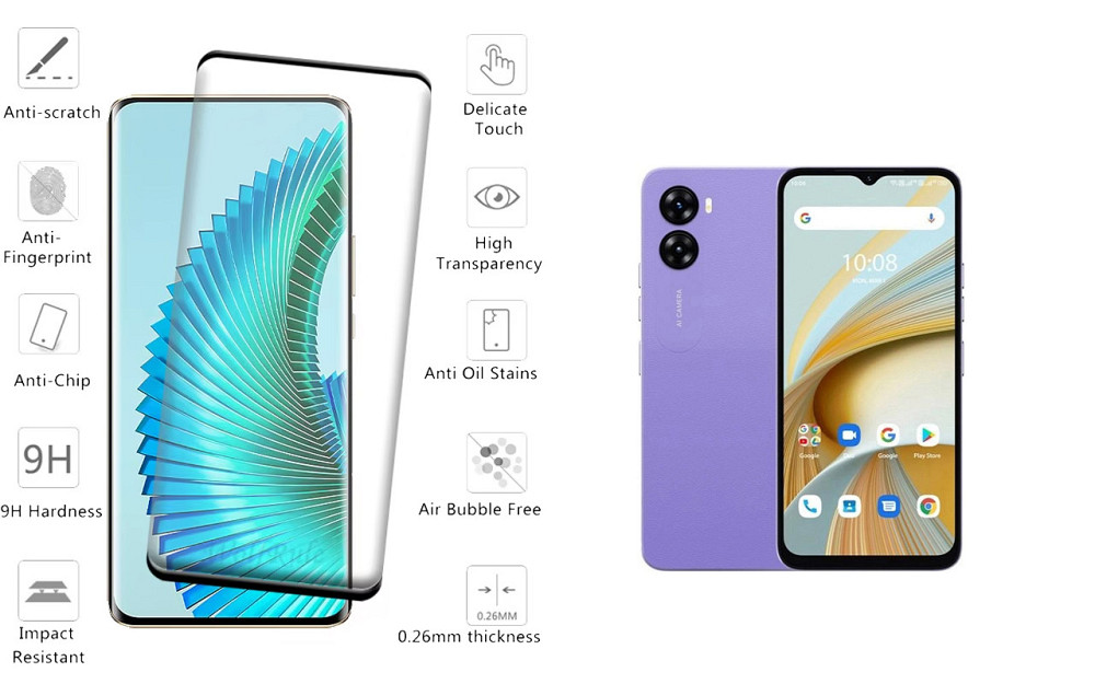 Захисне скло HyperGlass Pro для UMIDIGI G5, G5C, G5S, G5 Mecha – максимальна чутливість та захист Київ - фото 2