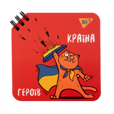 Блокнот Yes 110x110 мм 80 аркушів на cпіралі Месники клітинка (151819) Вінниця - фото 1