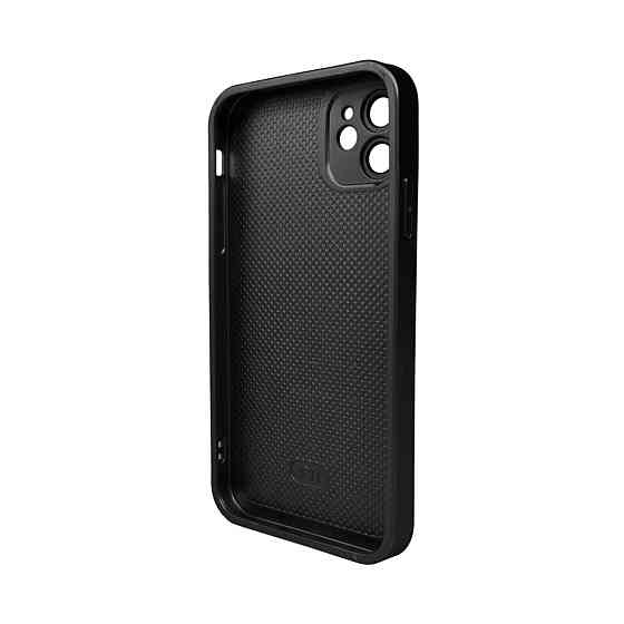 Чохол для смартфона AG Glass Matt Frame Color Logo for Apple iPhone 11 Graphite Black Киев