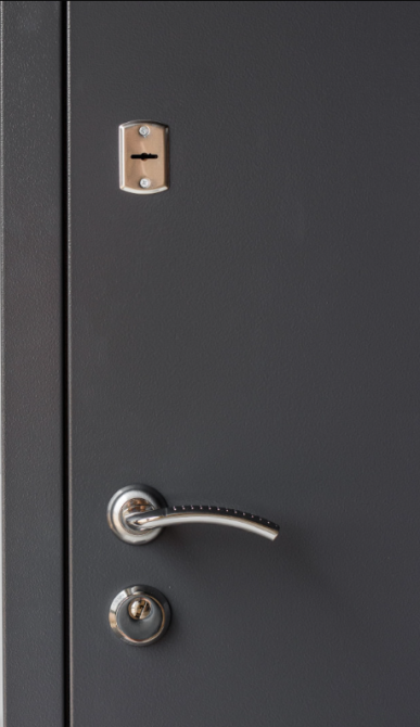 Дверь входная Наши Двери ОПТИМА Параллель RAL 7024 / Дуб шато ПВХ 960х1900 мм Киев - изображение 3