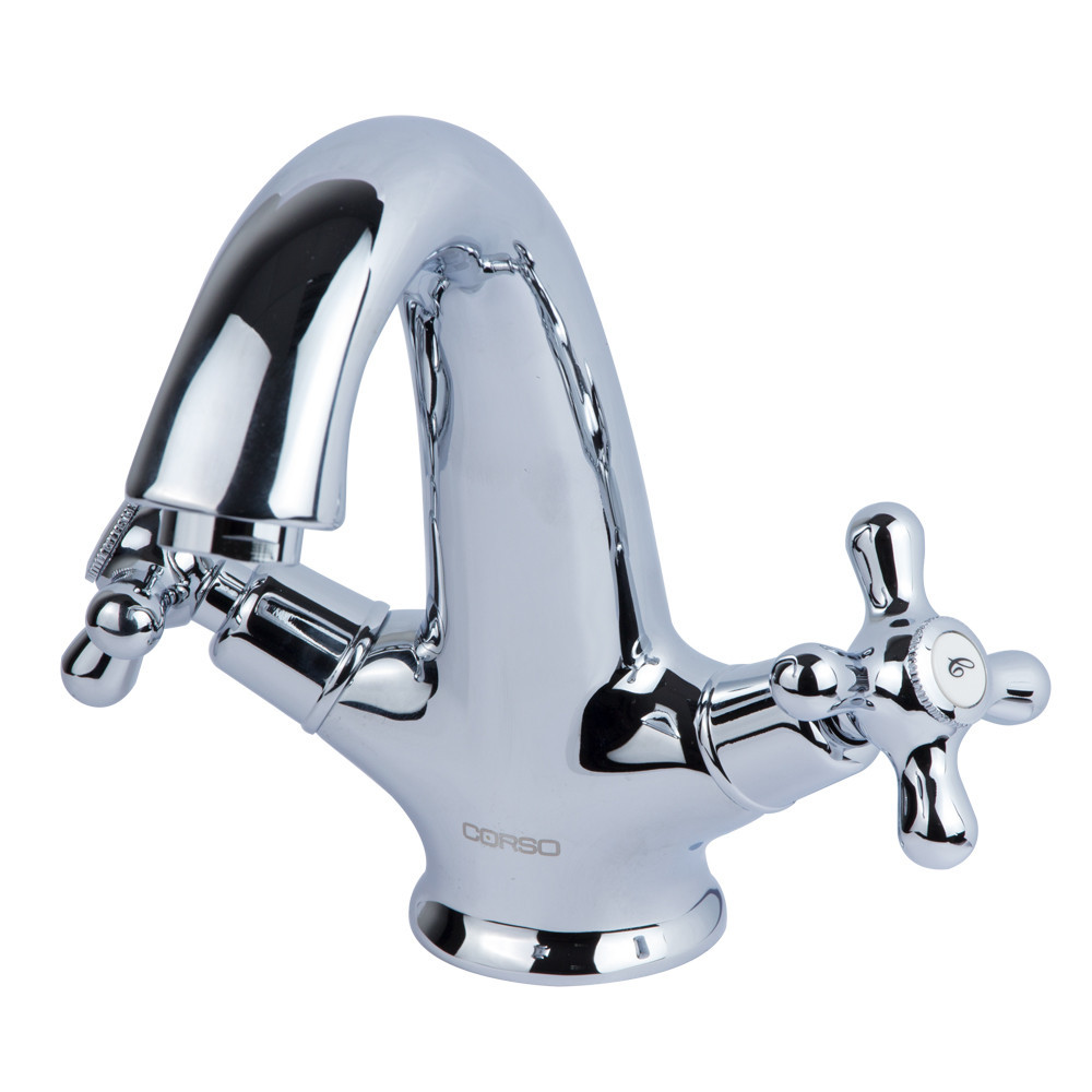 Змішувач ARNO 1/2" для раковини литий на шпильці CORSO FE-2A152C (9679000) Київ - фото 1