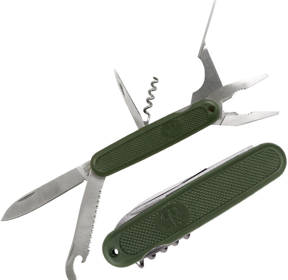 Многофункциональный Складной Мультитул 8в1 с чехлом Mil-Tec 