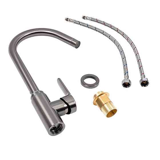 681W змішувач кухонний Valeso (PVD чорний) Коломыя