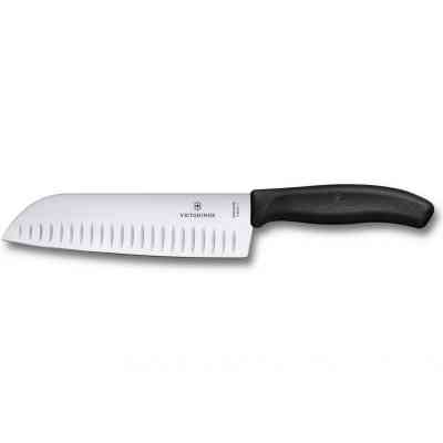 Кухонный нож Victorinox SwissClassic Santoku 17 см Black (6.8523.17B) Винница