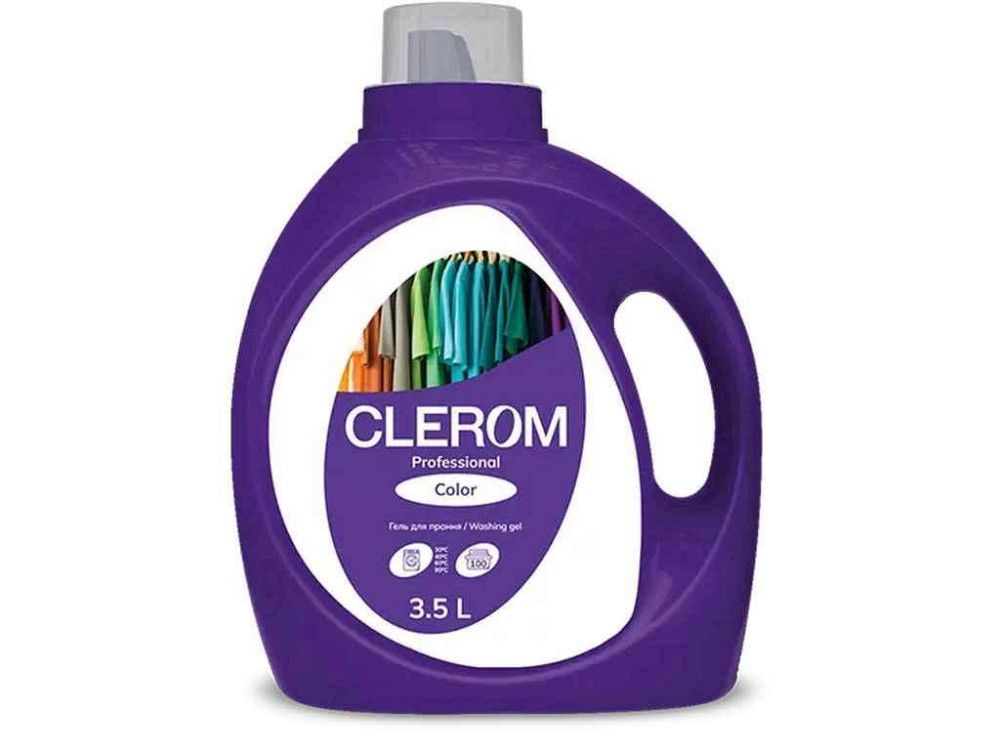 Гель для стирки 3,5л Professional Color ТМ CLEROM Киев - изображение 1