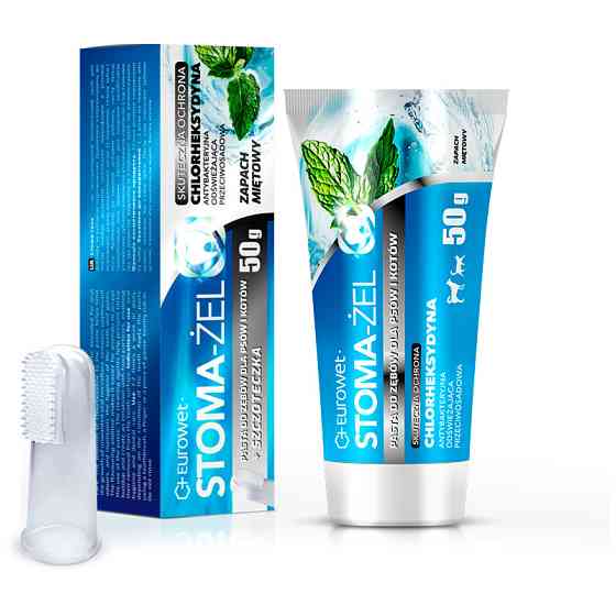 Стома-гель 50 г паста для зубів і ясен кішок і собак Eurowet Вінниця