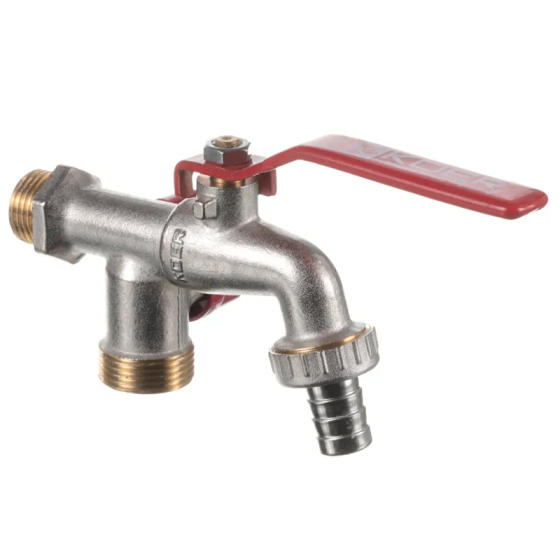 Кран поливу з додатковим виходом KOER KR.248 - 1/2" (KR3071) Київ