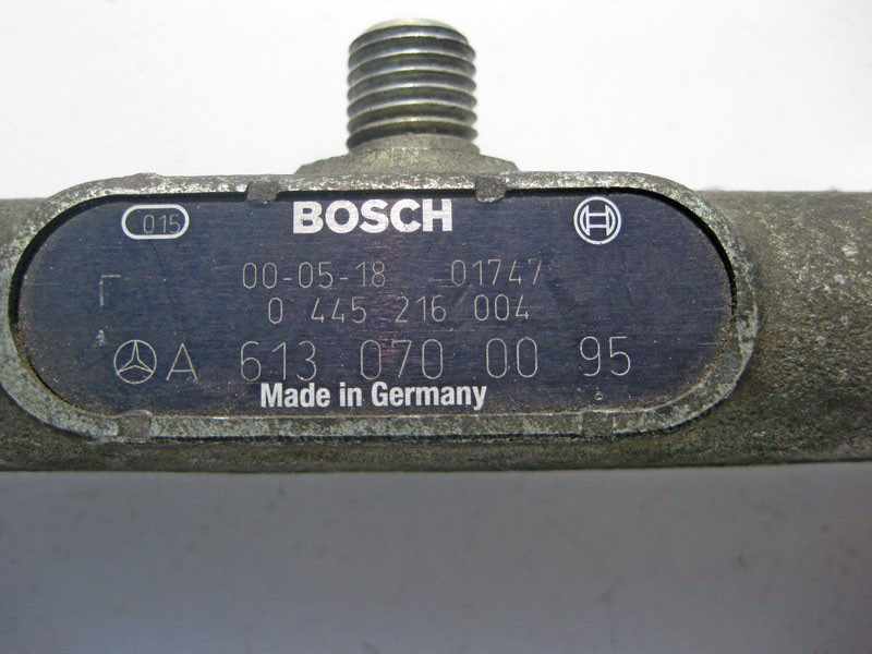 Mercedes-Benz  A6130700095 Паливна рампа - розподільник без датчика та клапана для двигуна OM613 R6 3.2 cdi Одеса - фото 3