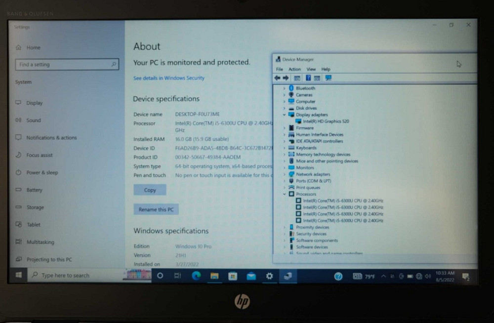 Ноутбук Hp EliteBook 840 G3 i5 -6300u 16 /256 gb Full HD IPS/Graphics 520 б\у Киев - изображение 7
