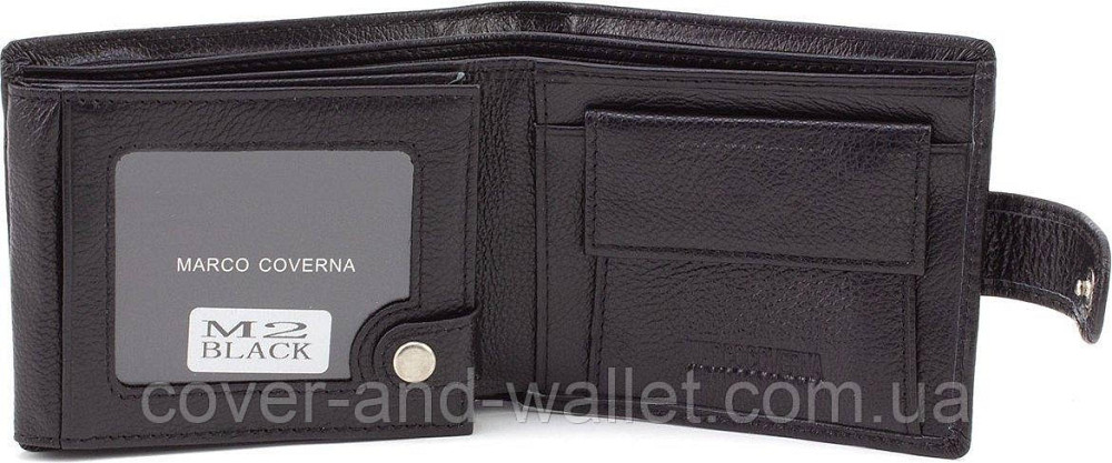 Мужской кожаный кошелек с блоком для документов Marco Coverna Киев - изображение 4