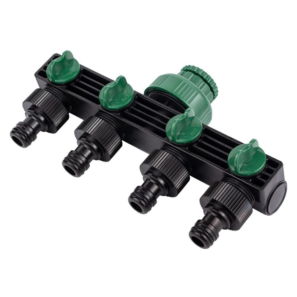 Кран распределительный с адаптерами 1/2