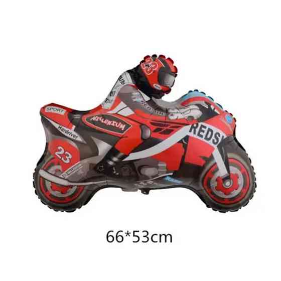 ФК мотоциклист красный 66*53см Киев