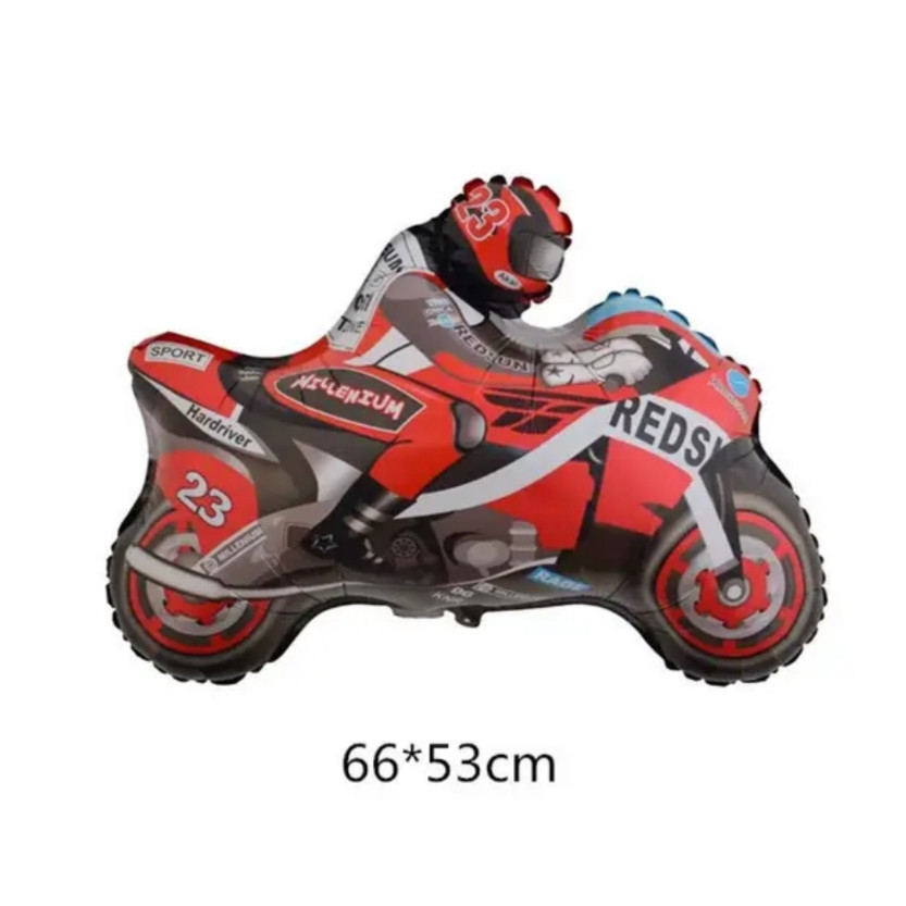 ФК мотоциклист красный 66*53см Киев - изображение 1