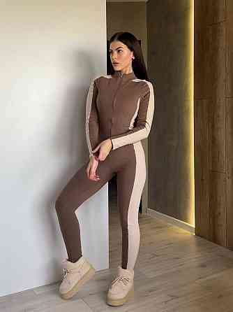 Жіночий теплий термо костюм: комбінезон і топ трикотаж пума Моко, 42/44 Одеса