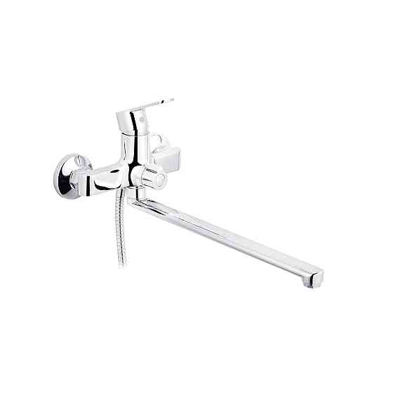 Змішувач для ванни Kroner KRP Bremen - C070 з душовим гарнітуром, хром Київ