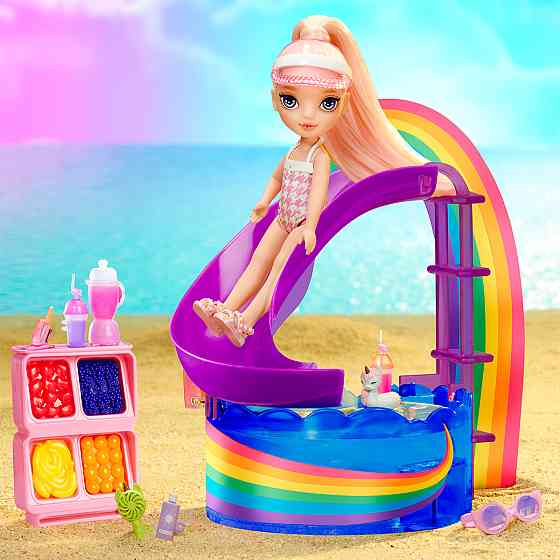Ігровий набір з лялькою Rainbow High – Веселкове свято в басейні Дніпро