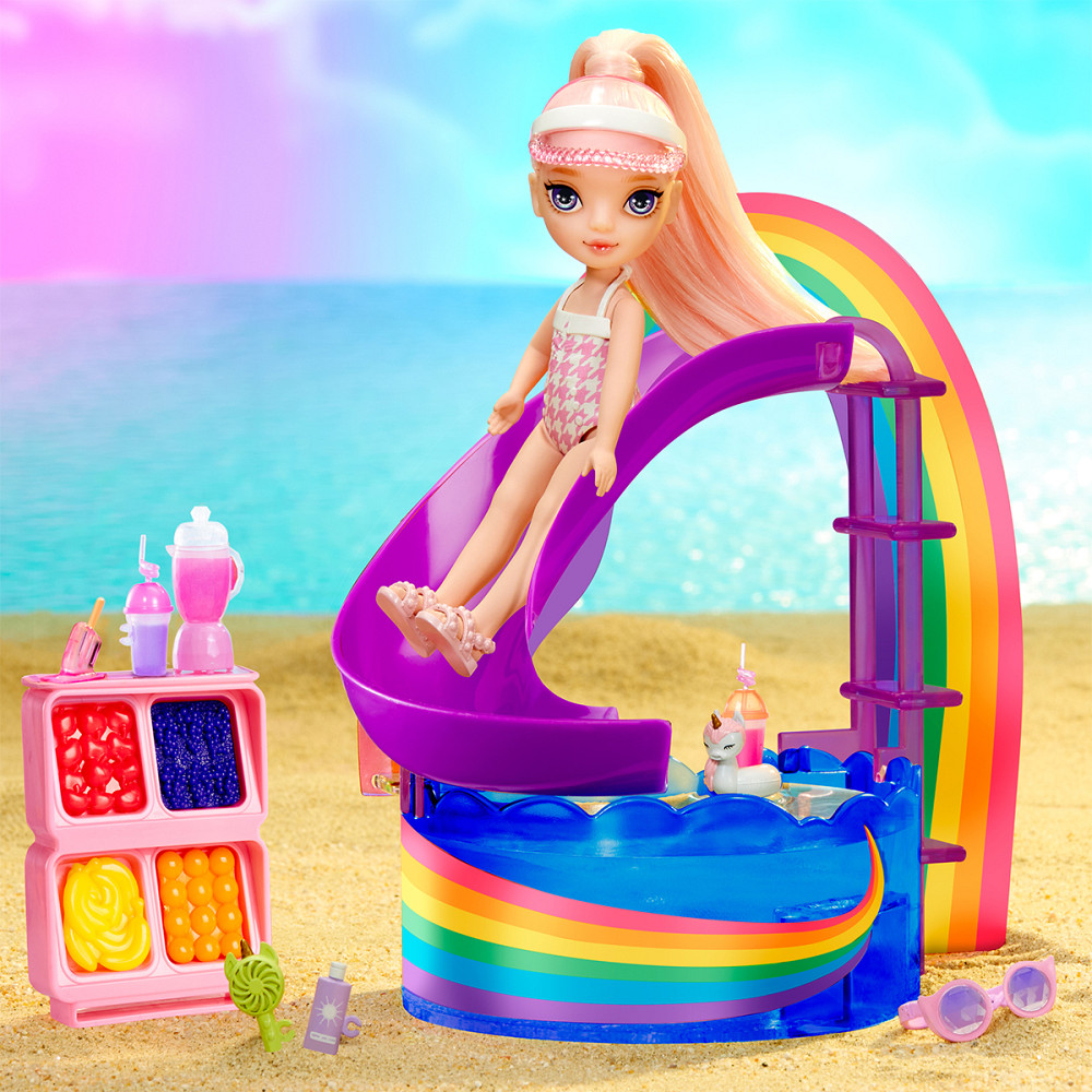 Ігровий набір з лялькою Rainbow High – Веселкове свято в басейні Дніпро - фото 2