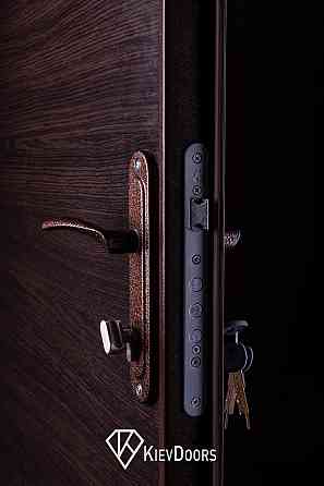 Двери Металл/ДСП, Шагрень 8017 снаружи, внутри ДСП 16 мм, коробка 60 мм, полотно 50 Киев