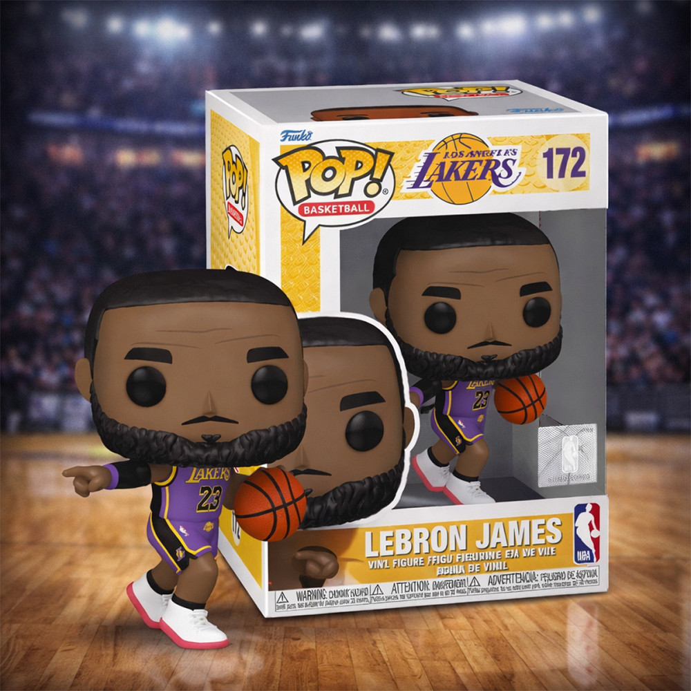 Ігрова фігурка Funko POP! серії NBA: Los Angeles Lakers - Леброн Джеймс Дніпро - фото 6