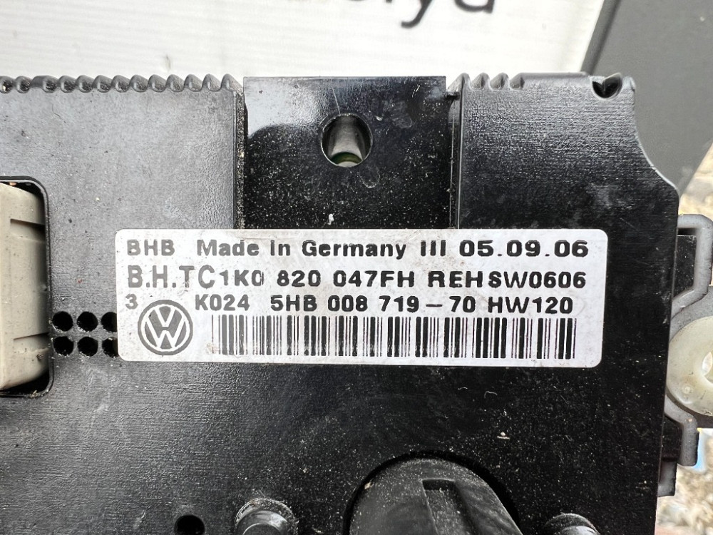 Блок керування пічкою VW Caddy 2004-2010 (1K0820047) Ковель - изображение 4