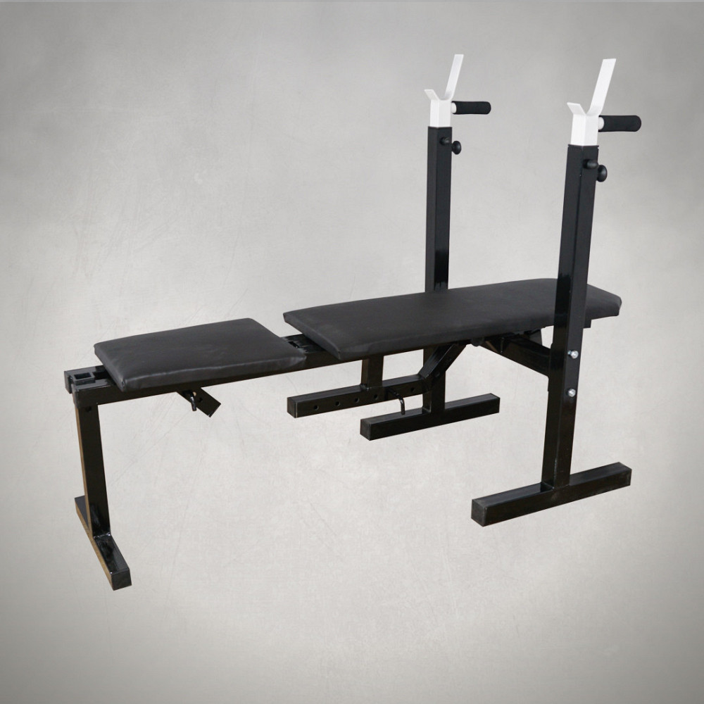 Скамья для жима со стойками Стойки, скамьи для жима и приседаний регулируемая складная Киев - изображение 3