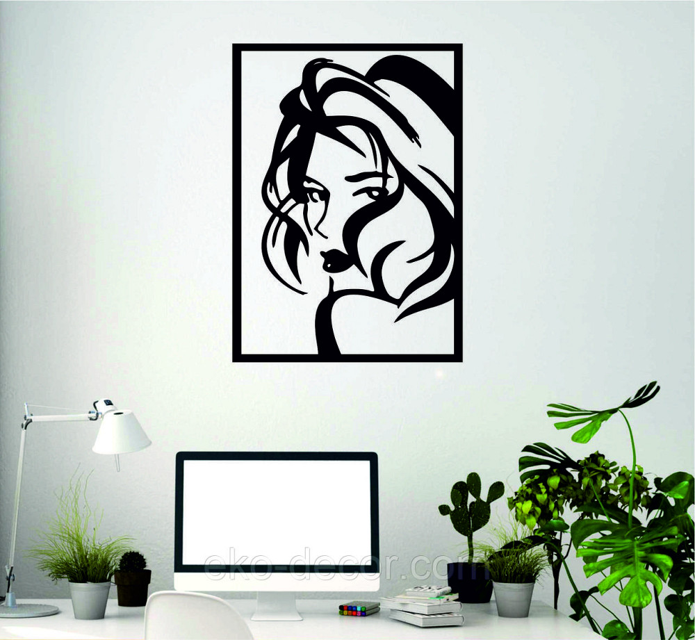 Декоративное настенное Панно «Девушка», Декор на стену 110*79 см Киев - изображение 3