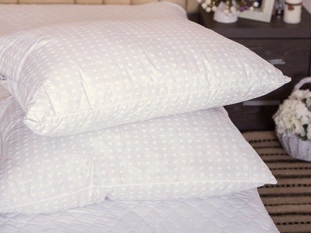 Ecotton Подушка Ecotton 60х60 см пухово-перова пух 30% бежевий 40-0455 Blanc Коломия - фото 1