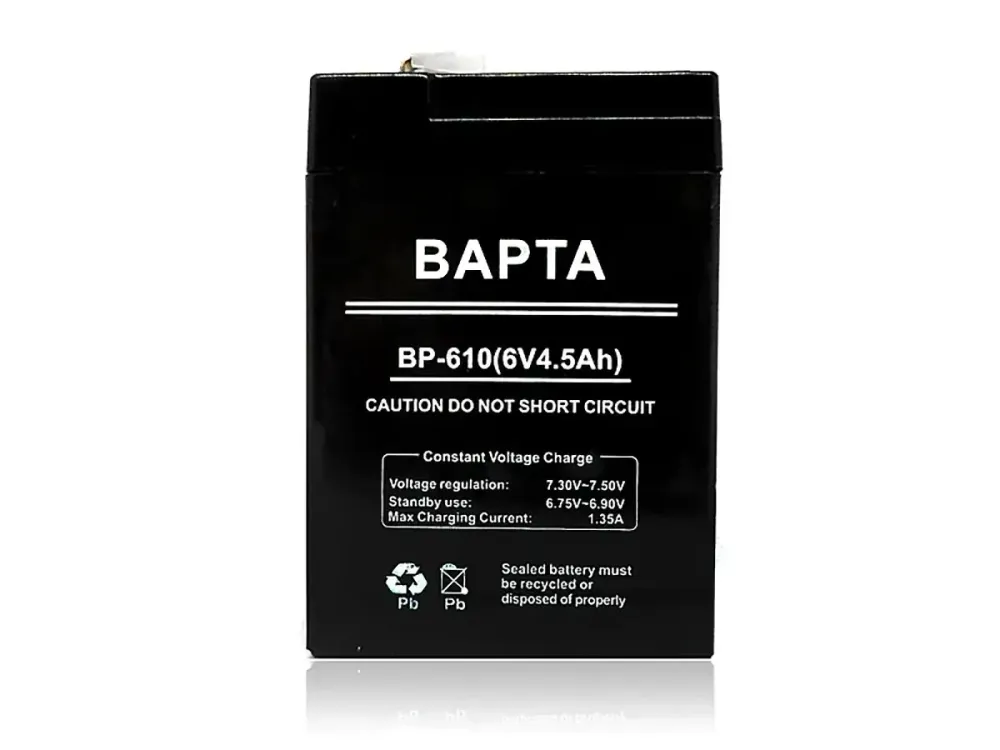 Акумуляторна батарея BAPTA BP-610 6В 4.5Аг 70×47×100 для ДБЖ, іграшок, ліхтарів та інших пристроїв Одеса - фото 2