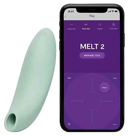 Клиторальный вакуумный смарт-стимулятор We-Vibe Melt 2 мятный Sex Aura Киев