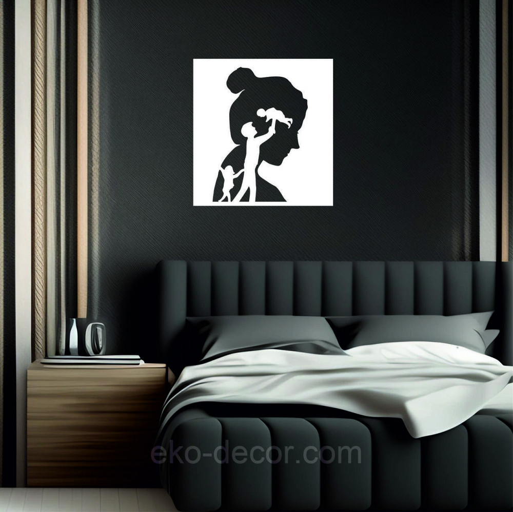 Декоративне настінне Панно «Родина», Декор на стіну Київ - фото 4