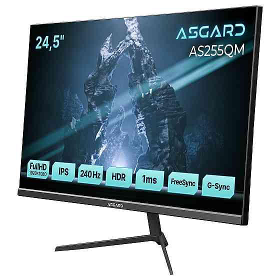 Монитор ASGARD Gaming 24.5" AS255QM IPS Black 240Hz ( 15832 ) Харків