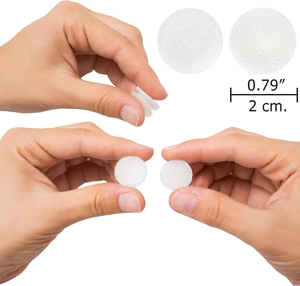 Белые липучки 15мм, 1000 пар для рукоделия Киев - изображение 5