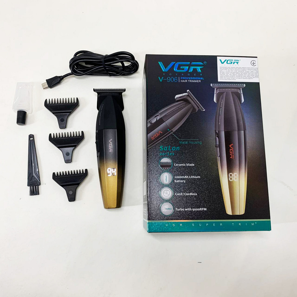 Електрична машинка для стрижки потужна VGR V-906, Електрична машинка для стрижки побутова DC-83 Львів - фото 16