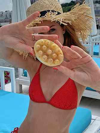 Антицелюлітне масажне мило з вівсянкою та ксименією Hillary, 100 г Київ