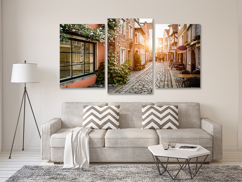 Модульна картина у вітальню/ спальню Світанок в містArt-544_3 Київ - фото 2