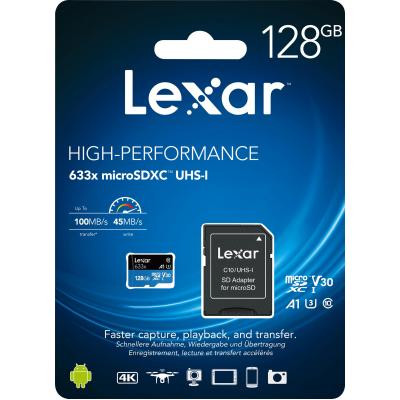 Карта памяти Lexar 128GB microSDXC class 10 UHS-I 633x (LSDMI128BB633A) Винница - изображение 4
