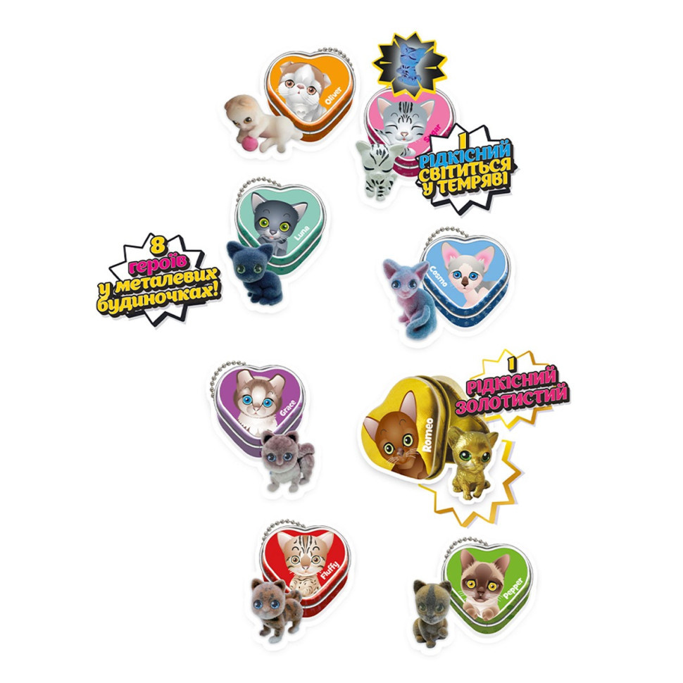 Фігурка-сюрприз "Милі кошенята" Cool Things PC048 серії "Puppy club gold edition" в асортименті Вінниця - фото 2