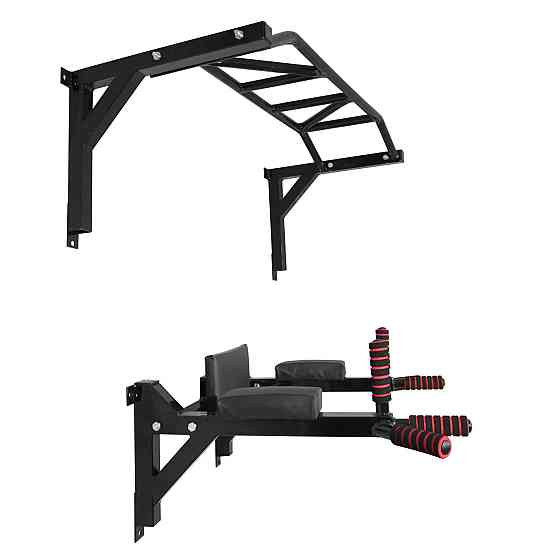 Турник брусья пресс стационарный 3 в 1 KZ-554 Спортивные стенки и турники для дома Киев