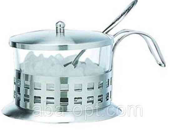 Цукорниця скляна з ложкою V 200 мл (шт) Одеса