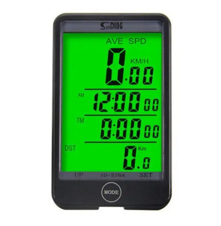 Беспроводной велокомпьютер SunDing SD-576C waterproof + 27 функций + подсветка 2.5 дюйм Винница - изображение 1