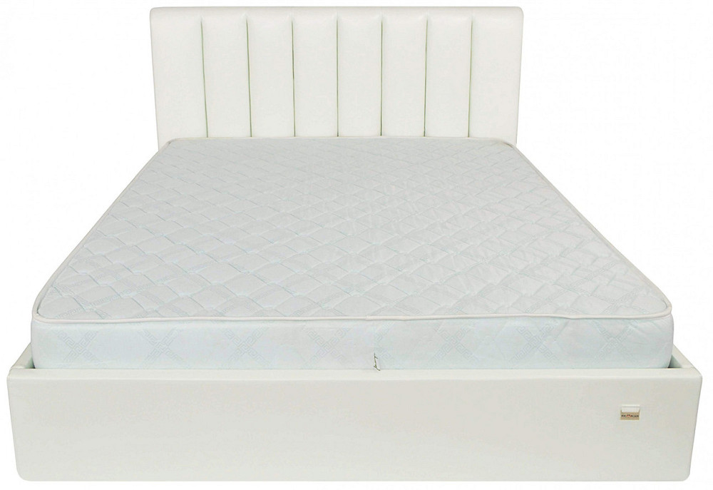 Ліжко Sanam Comfort 140 х 200 см Лаки White З підйомним механізмом та нішою для білизни Білий Дніпро - фото 15