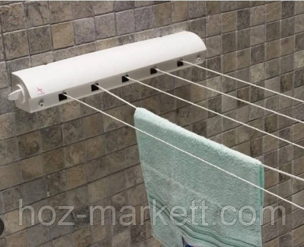 Інерційна мотузка Prima Nova інерційна сушарка розсувна настінна Харків - фото 1