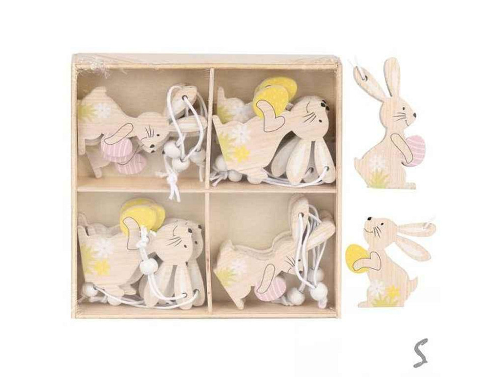 Фігура великодня підвіска Easter Bunny 12шт/уп 13*13см R33812 ТМ STENSON Київ - фото 1