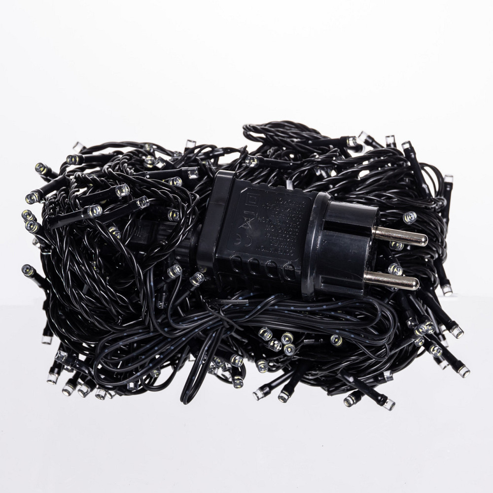 Garlando Гірлянда Нитка вулична 30 (м) 300 LED чорний провід Білий CF300L30MBW Коломия - фото 5