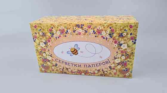 Серветка косметична 160 шт. коробка Харків (1 пачка) Харків