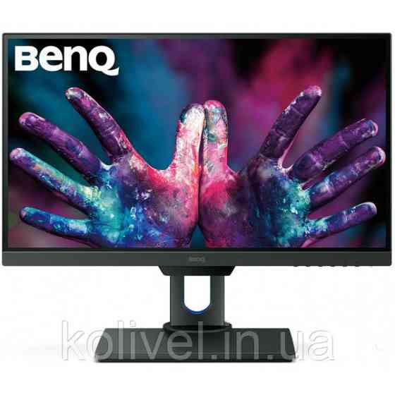 TFT 25" BenQ PD2500Q, QHD, IPS, 100% sRGB, HDMI, DP, mDP, USB 3.1, Pivot, колонки, сірий (9H.LG8LA.TSE) Київ
